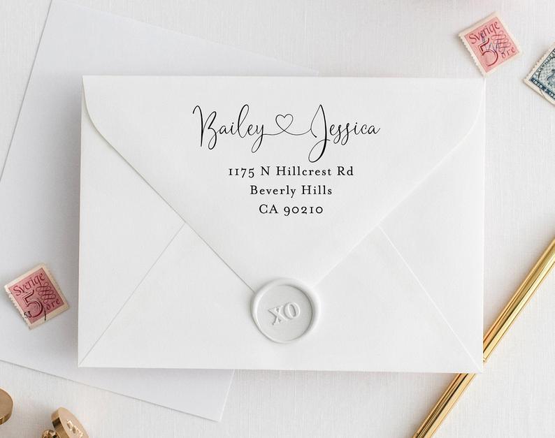 Envelope Addressing Template DIY Envelope Template for Wedding Printable Envelope for Save the Date Instant Download RSVP Envelope - Heather - SAVVY PAPER CO