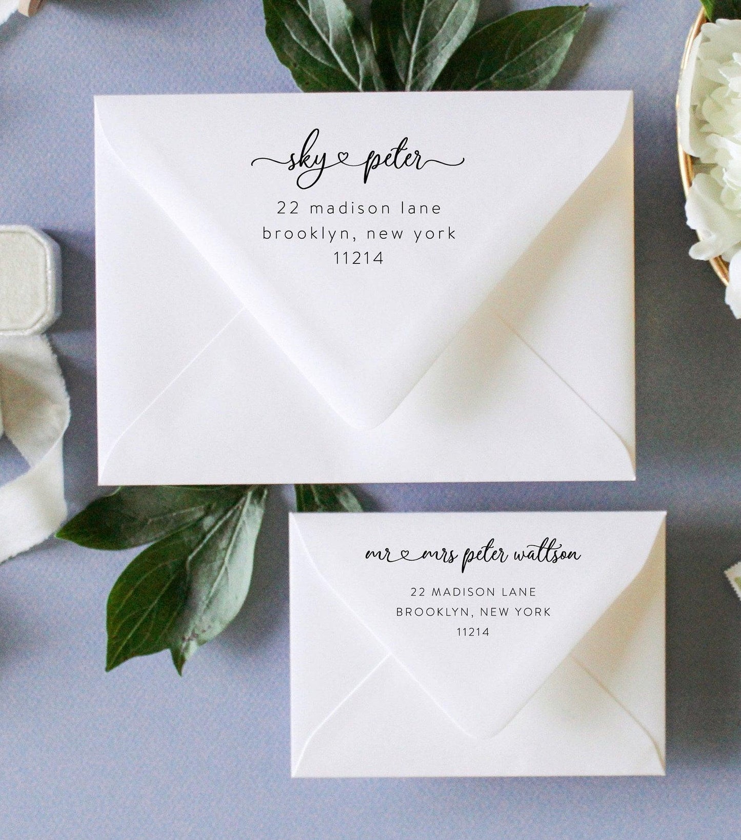 Envelope Addressing Template, DIY Envelope Template for Wedding, Printable Envelope for Save the Date, Instant Download, RSVP Envelope - SKY - SAVVY PAPER CO