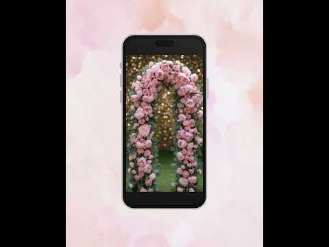 Floral Wedding Video Invitation | Digital Wedding Evite | Animated Invite Template