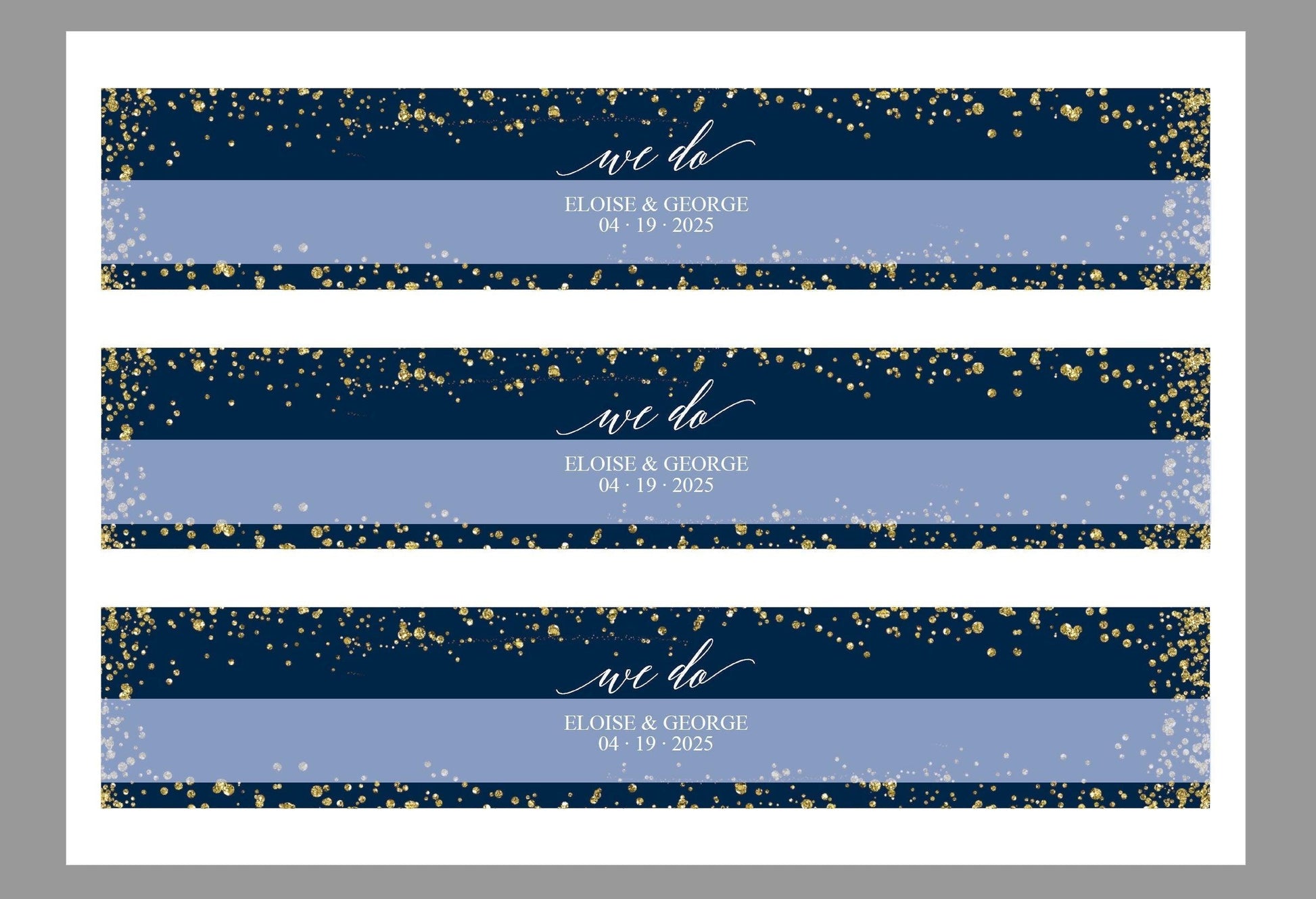 Printable Floral Navy Blue Wedding Invitation Set Editable Template, DIY Instant Download Invites, Invitation Suite PDF - Eloise - SAVVY PAPER CO