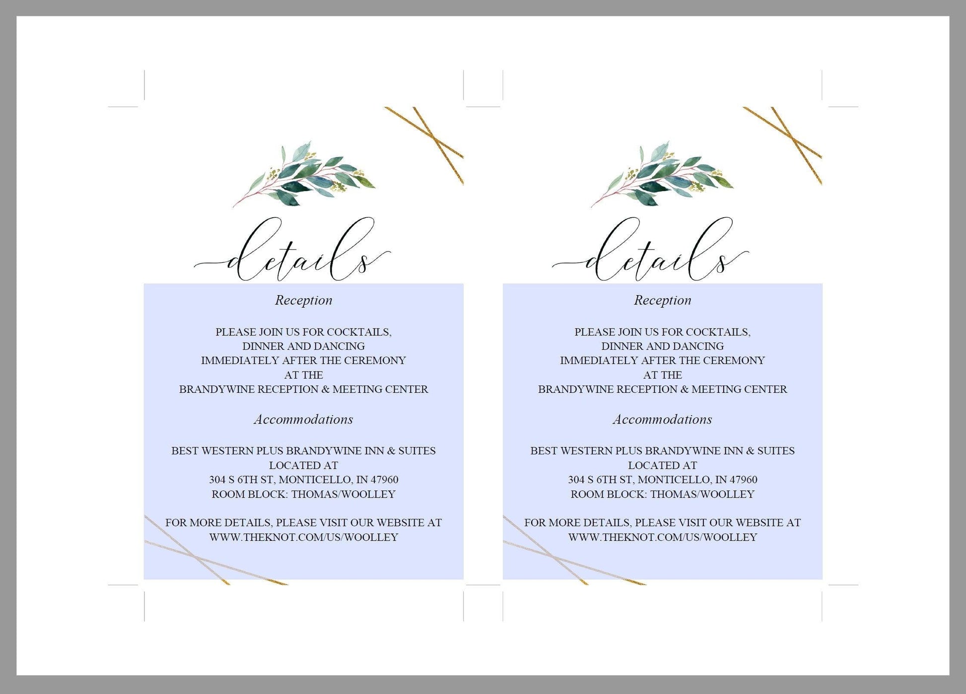 Printable Geometric Wedding Invitation Set Editable Template, DIY Instant Download Invites, Invitation Suite PDF Greenery- TARA - SAVVY PAPER CO