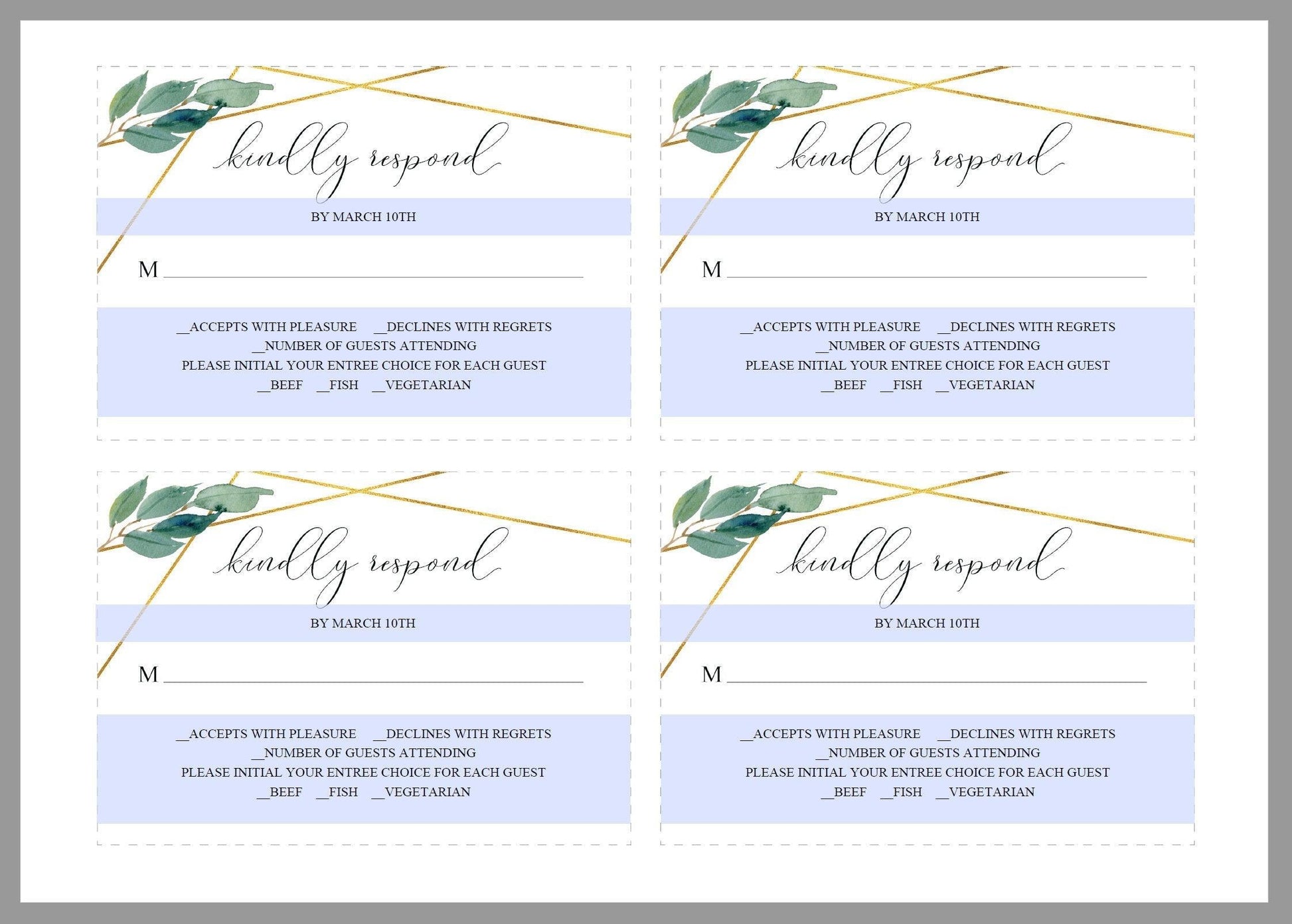 Printable Geometric Wedding Invitation Set Editable Template, DIY Instant Download Invites, Invitation Suite PDF Greenery- TARA - SAVVY PAPER CO