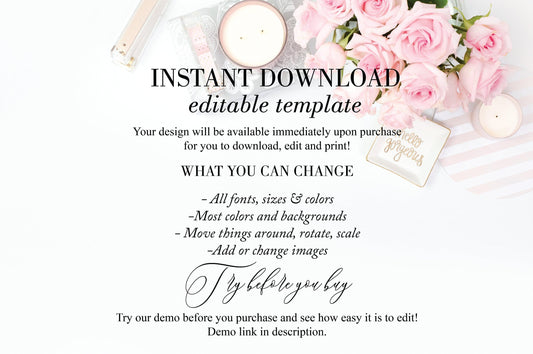Printable Greenery Wedding Welcome Sign Editable Template Instant Download - Abi - SAVVY PAPER CO