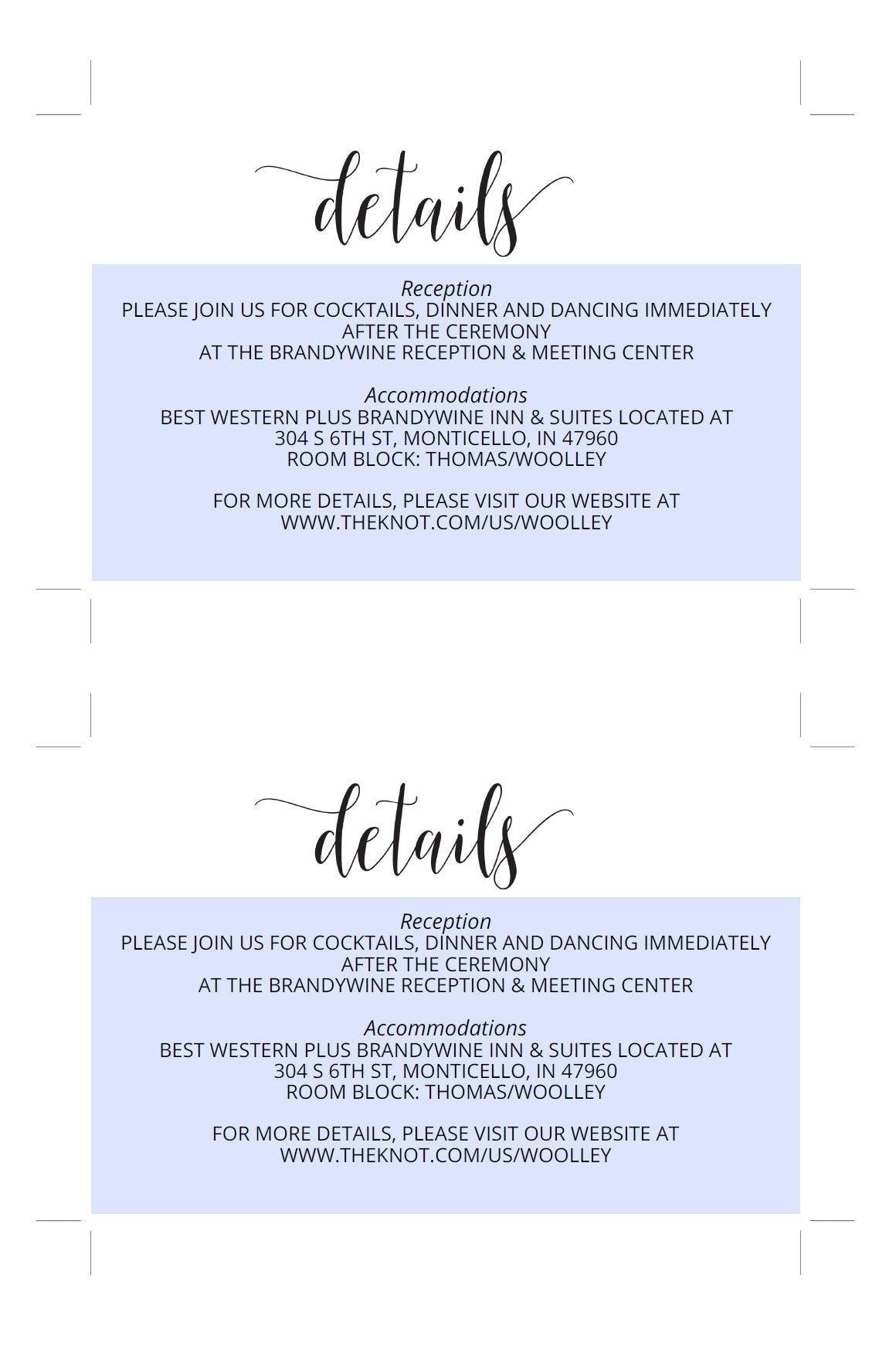Printable Rustic Wedding Invitation Set Editable Template, DIY Instant Download Invites, Invitation Suite - Hannah - SAVVY PAPER CO