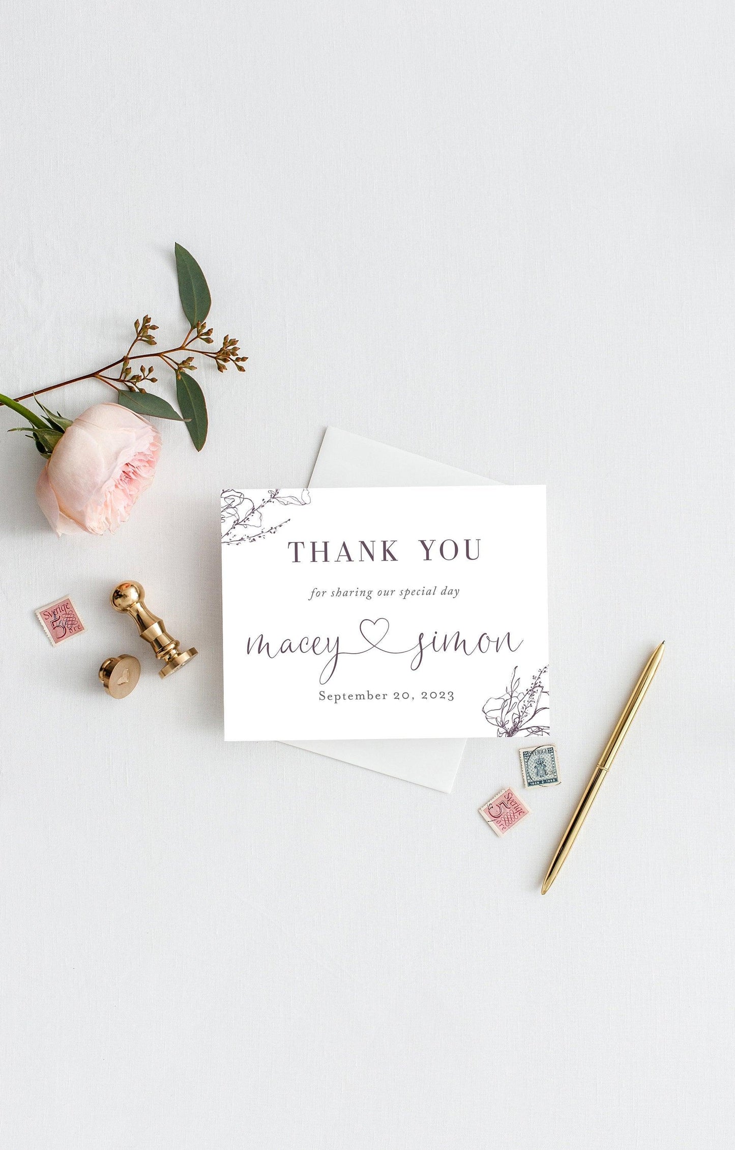 Printable Wedding Invitation Set Editable Template, DIY Instant Download Invites, Invitation Suite, 100% Editable - Macey - SAVVY PAPER CO