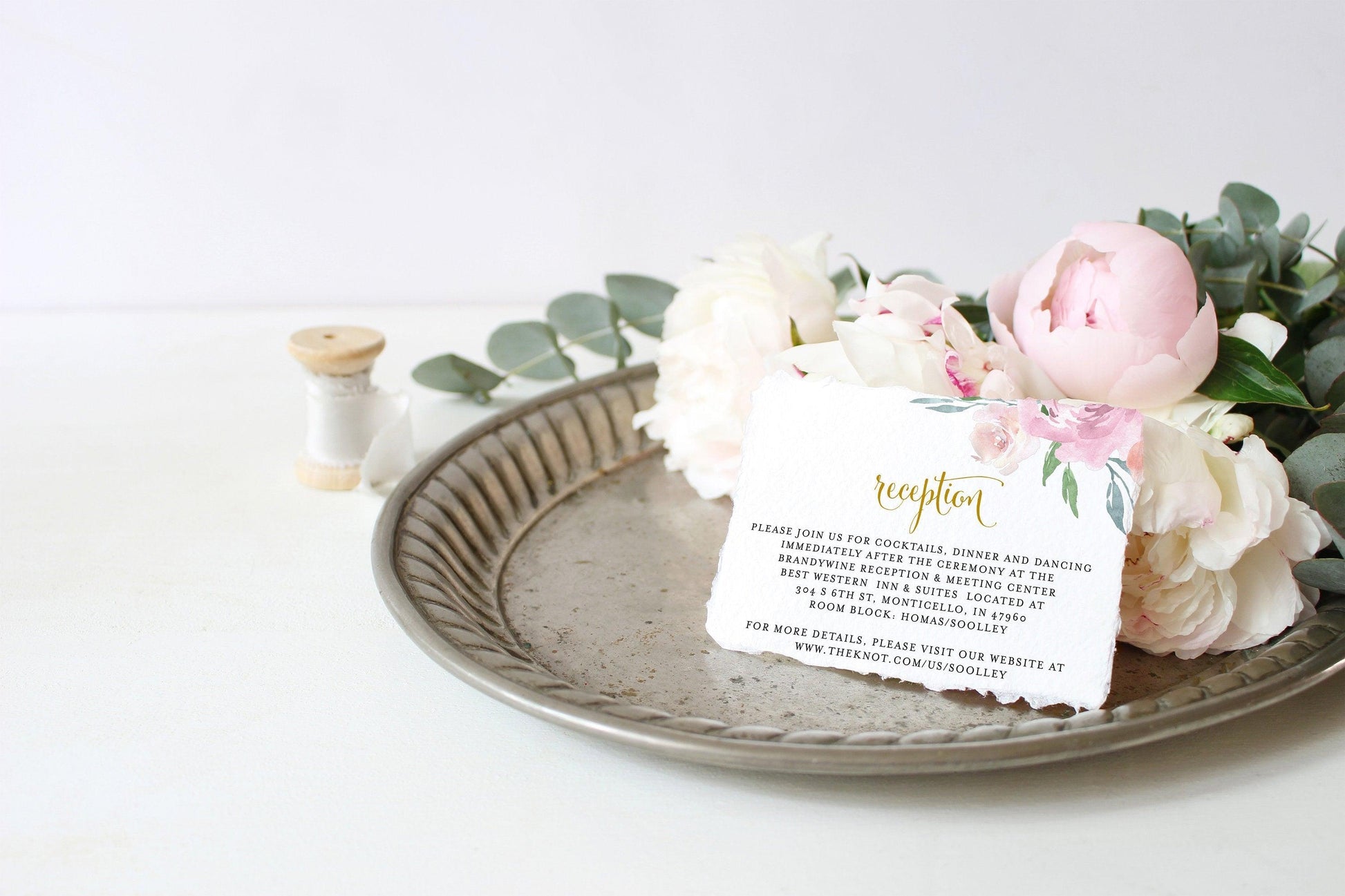 Printable Wedding Invitation Set Editable Template DIY Instant Download Invites Invitation Suite 100% Editable- Rhea - SAVVY PAPER CO
