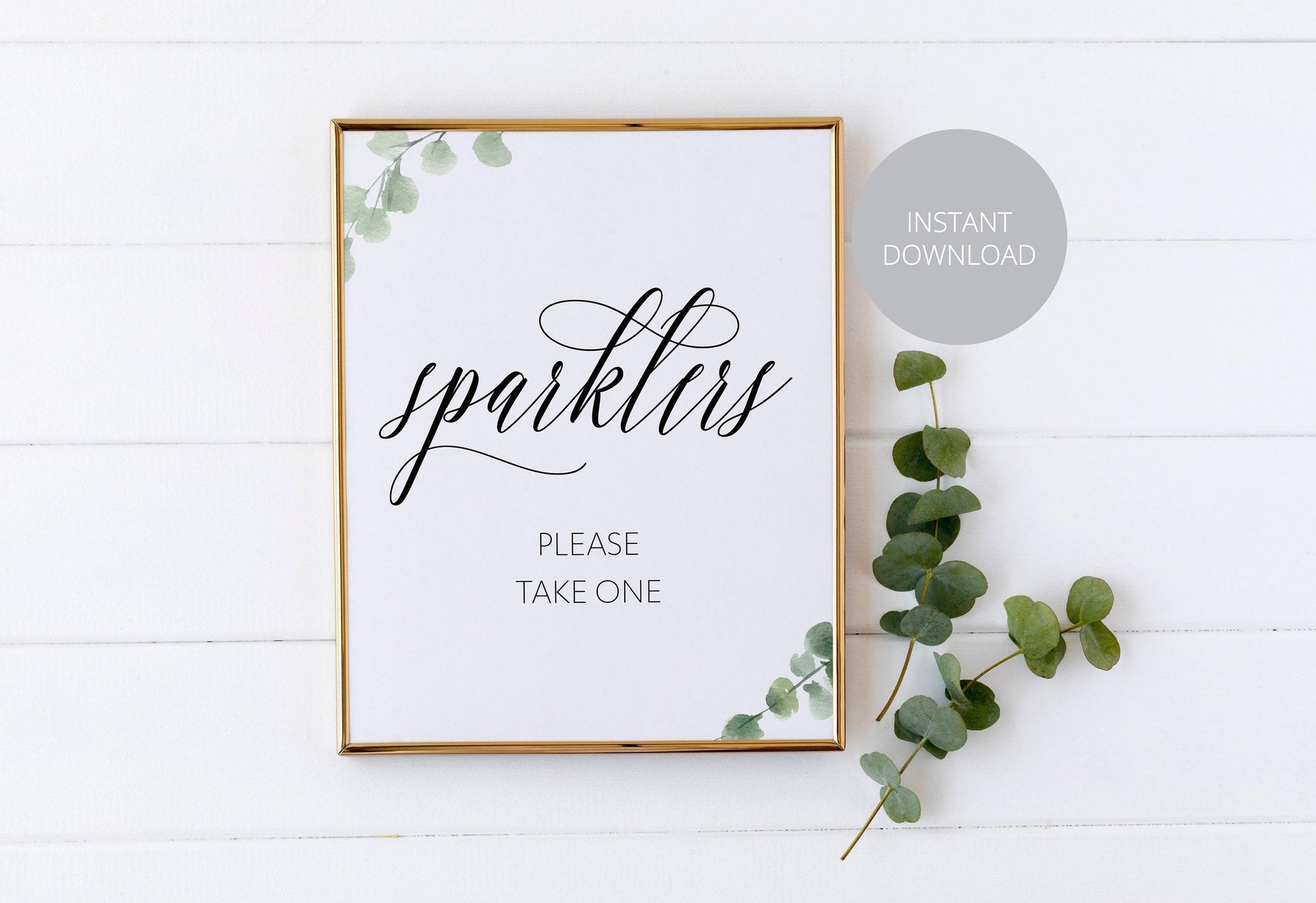Sparklers Wedding sign, Please Take One,Rustic Wedding, Wedding Signs, Printable, Wedding Decor,Sparkler Send off, Instant Download - SAVVY PAPER CO