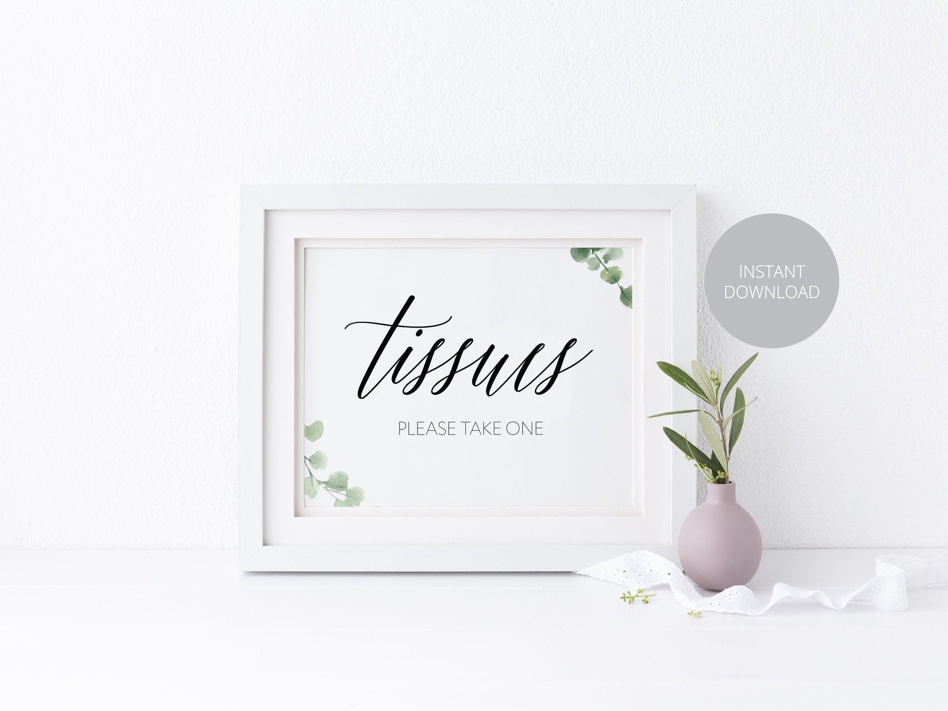 Tissues please take one sign, Tissue Sign, Rustic Wedding, Wedding Signs, Printable, Wedding Decor,Wedding Tissue, Instant Download - SAVVY PAPER CO