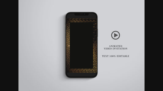 Invito video matrimonio Art Deco, Save The Date elettronico, Invito video matrimonio, Invito animato Grande Gatsby