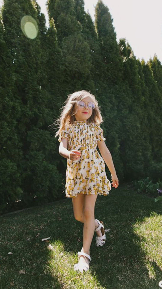 Animated Birthday Girl Invitation, Greenery and Gold 5th Birthday Invite, Video Mp4, Instagram Story