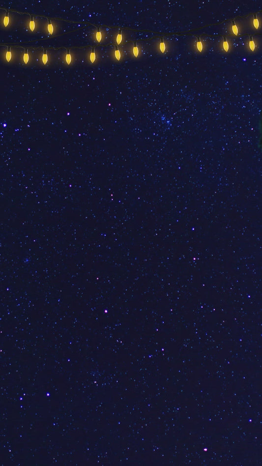 Invito video compleanno rustico, compleanno elettronico, invito video compleanno, invito animato cielo notturno, luci